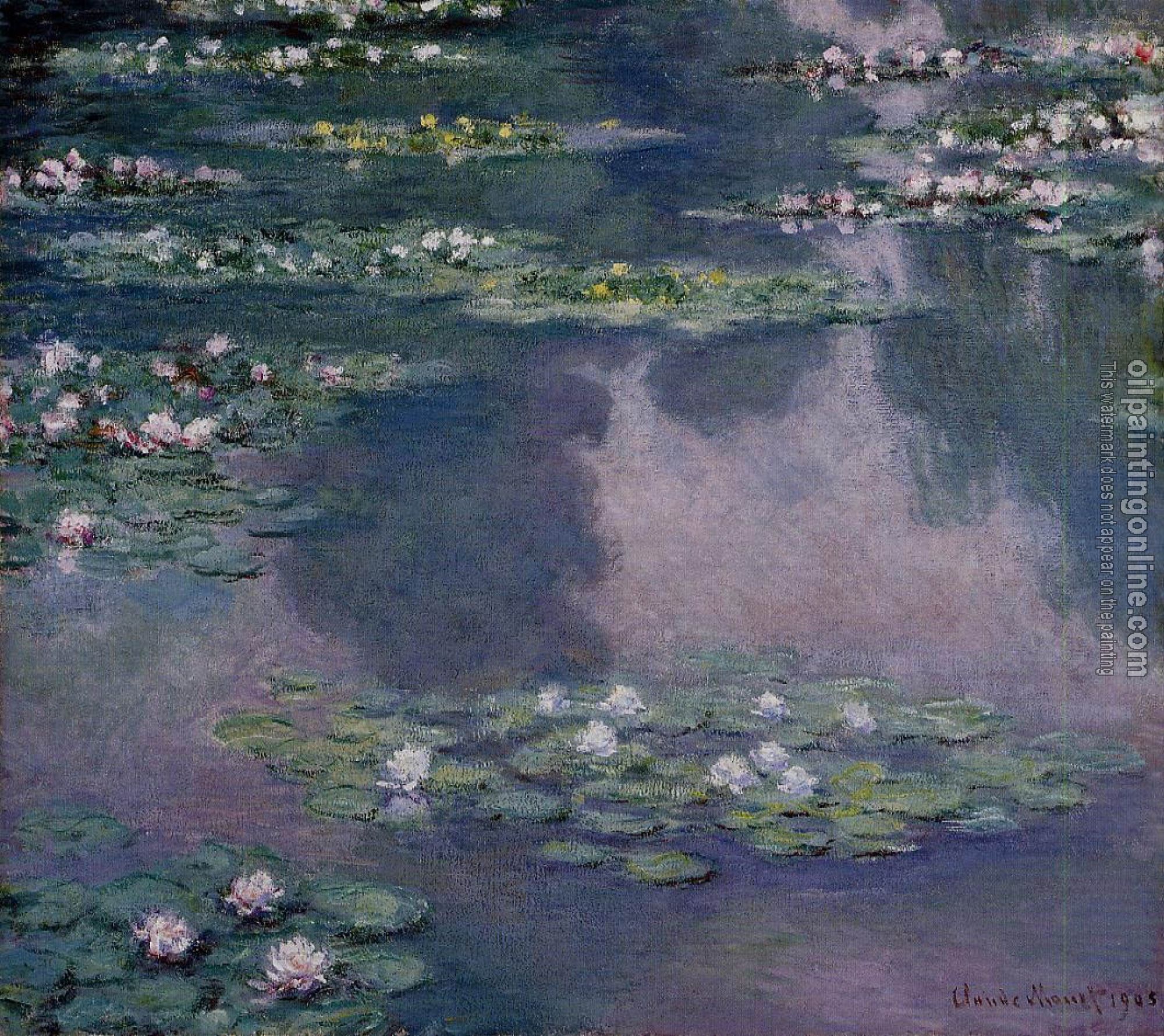 Monet, Claude Oscar - Water Lilies
